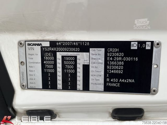 Standard SZM SCANIA R 450 *Nebenantrieb*Alcoa*Klima*Retarder*