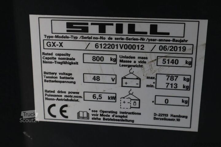 Reachtruck Still GX-X | REACHTRUCK | ROTATING FORKS | 4.5 METER ...