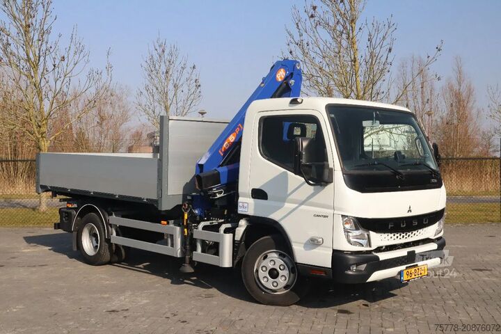 3-sided tipper FUSO 7C18 | 4X2 | 3-WAY TIPPER | PM 6.5 KRAN /CRANE