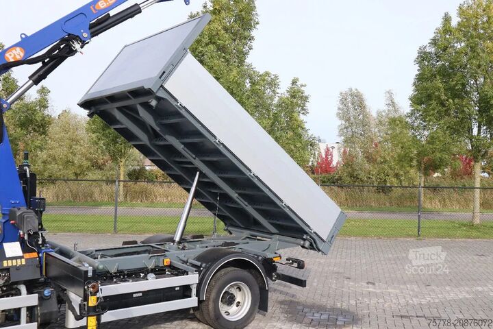 Volquete de 3 lados FUSO 7C18 | 4X2 | 3-WAY TIPPER | PM 6.5 KRAN /CRANE