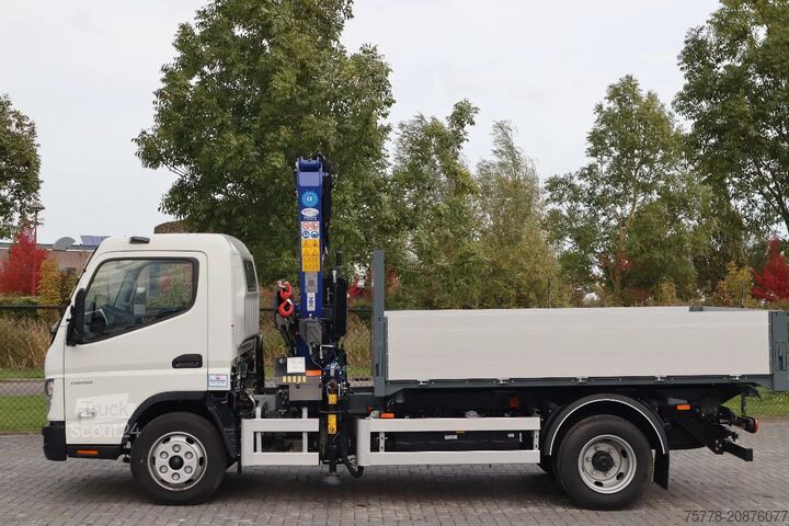Tovornjak z žerjavom FUSO Canter 7C18 | 4X2 | 3-WAY TIPPER | PM 6.5 KRAN ...