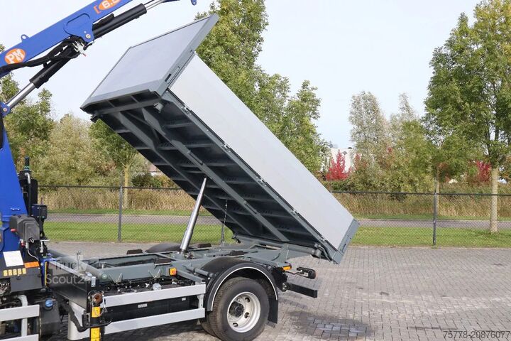 Tovornjak z žerjavom FUSO Canter 7C18 | 4X2 | 3-WAY TIPPER | PM 6.5 KRAN ...