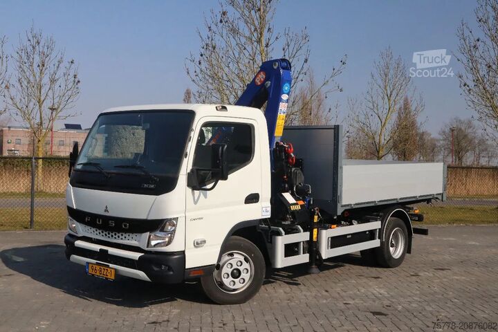 Volquete FUSO Canter 7C18 | 4X2 | 3-WAY TIPPER | PM 6.5 KRAN ...