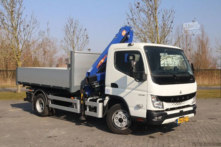 Volquete FUSO Canter 7C18 | 4X2 | 3-WAY TIPPER | PM 6.5 KRAN ...