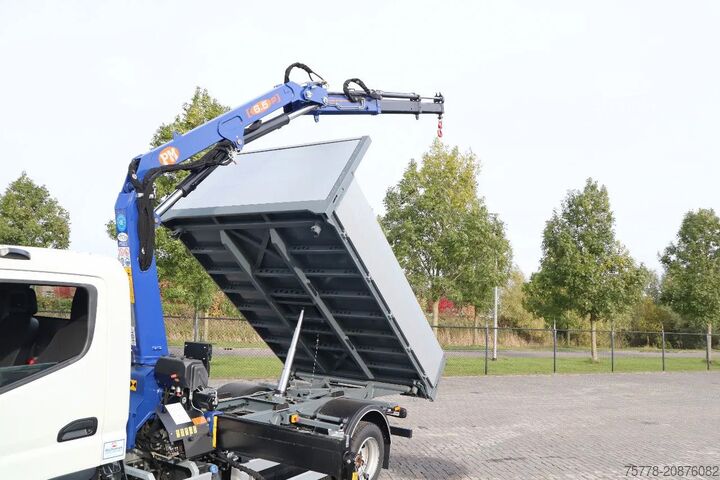 Volquete FUSO Canter 7C18 | 4X2 | 3-WAY TIPPER | PM 6.5 KRAN ...
