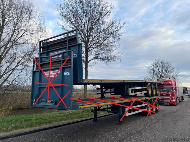 Platform römorku Haan OPL 45 Heavy Duty / Rungen-Potholes /BPW / 2x L...