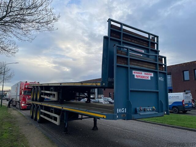 Platform römorku Haan OPL 45 Heavy Duty / Rungen-Potholes /BPW / 2x L...
