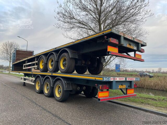 Platform römorku Haan OPL 45 Heavy Duty / Rungen-Potholes /BPW / 2x L...
