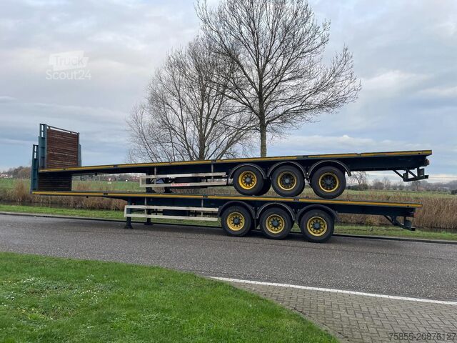 Platform römorku Haan OPL 45 Heavy Duty / Rungen-Potholes /BPW / 2x L...