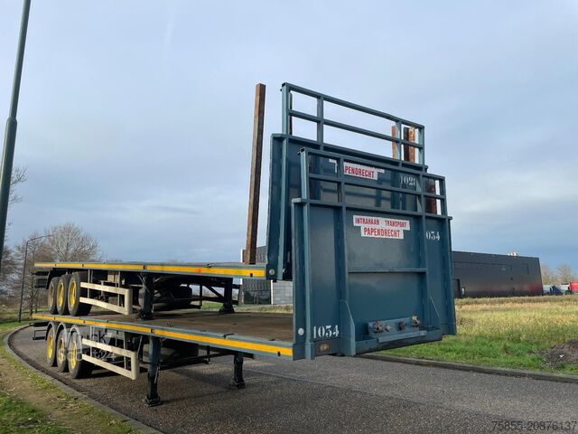 Platform römorku Haan OPL 45 Heavy Duty / Rungen-Potholes /BPW / 2x L...