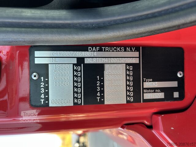 Standard-SZM DAF CF 410 FT Space Cab / 623 dkm / New Tacho V2 / ...