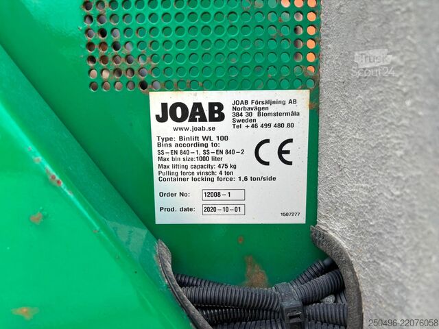 Szemeteskocsi Volvo FE 320 6x2*4 JOAB ANACONDA HD 15,4 m3 / JOAB BI...