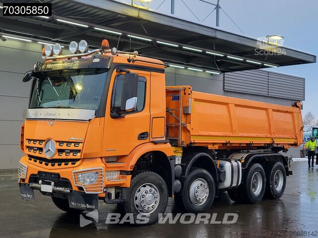 3-Seiten-Kipper Mercedes Arocs 3243 Arocs 8X4 14m3 Dautel 3-side tipper ...