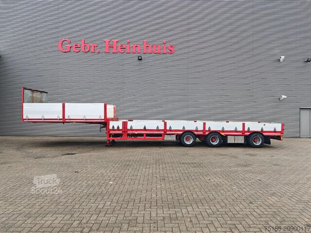 Semi-remorque surbaissée Broshuis 31N5A 6.5 Meter Extandable!
