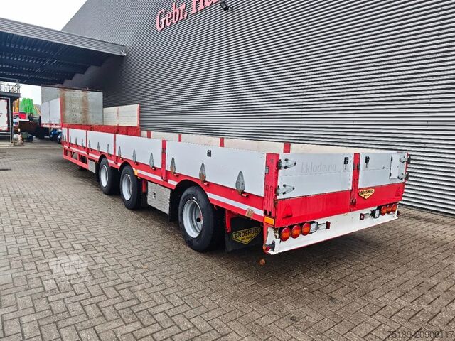 Semi-remorque surbaissée Broshuis 31N5A 6.5 Meter Extandable!