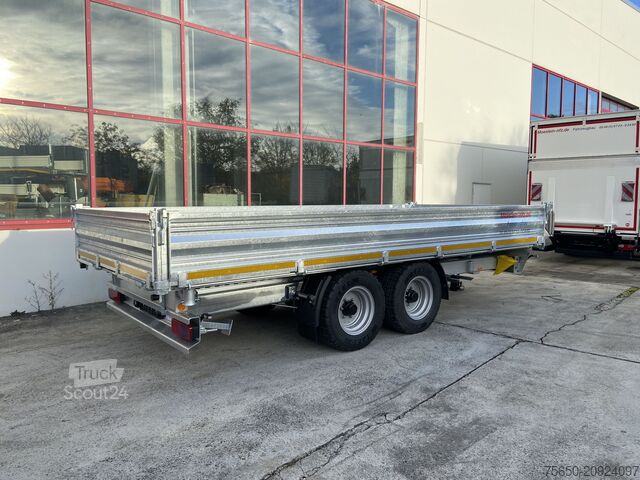 Rimorchio ribaltabile Möslein TTD 11 Breite Reifen  5,70 lang  Kipper Tieflader, Breite Reifen, 5,70 m lang-- Neufahrzeug --