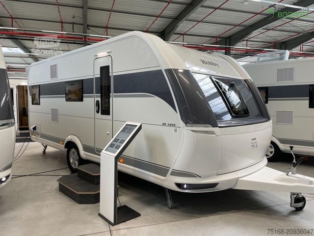 Husvagn HOBBY De Luxe 545 KMF Modell 2025 / 2000 Kg Achse