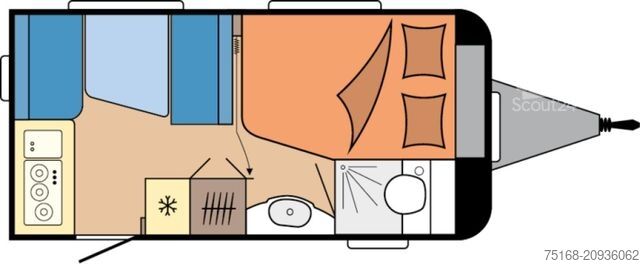 Husvagn HOBBY De Luxe 400 SFe Modell 2026 / 1500 kg / Ambiente