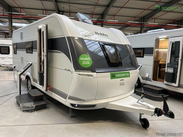 Lakókocsi HOBBY De Luxe 545 KMF Modell 2026 / 2000 kg