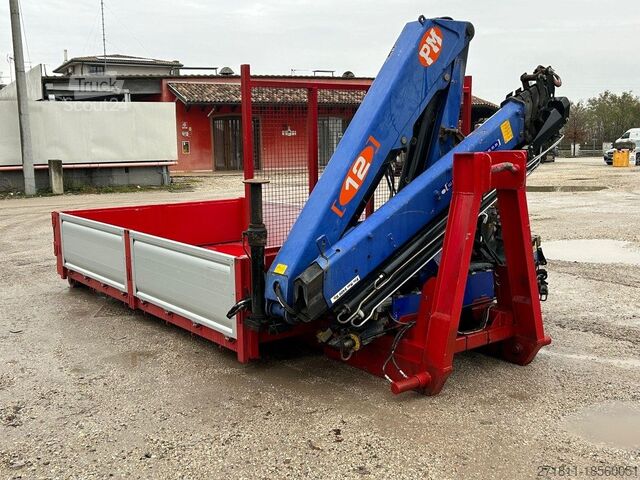 Abrollcontainer  CONTAINER SCARRABILE NUOVO A PIANALE CON GRU