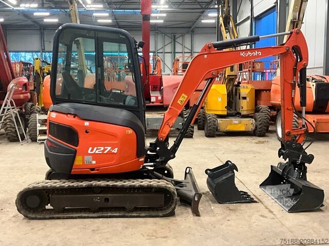 Mini ekskavatorius Kubota U 27-4