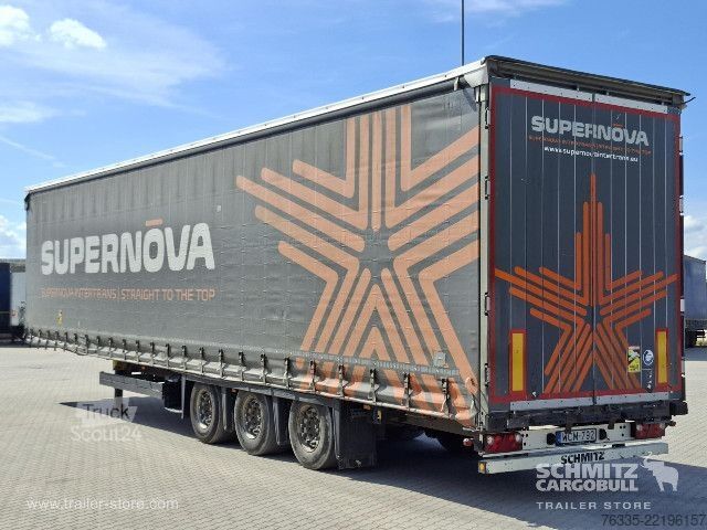 Nyitott ponyvás félpótkocsi Schmitz Cargobull Curtainsider Mega