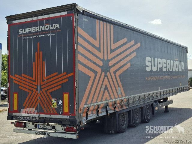 Nyitott ponyvás félpótkocsi Schmitz Cargobull Curtainsider Mega