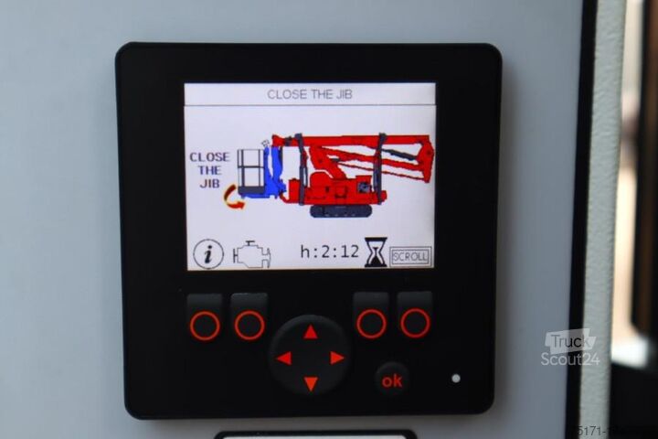 Leddelt teleskopisk arbejdsplatform Platform Basket Spider 18.90 PRO CE Declaration, Valid inspection,