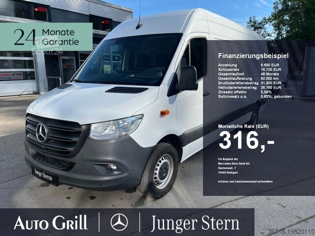 Μίνι λεωφορείο Mercedes-Benz Sprinter 315 CDI Kasten hoch lang MBUX Klima 360