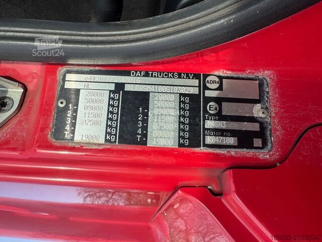  DAF CF 440 6 x 2 Naloopas -  stuuras