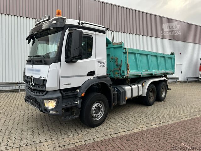 Driezijdige kipper Mercedes-Benz Arocs 2643 K 6x4 Arocs 2643 K 6x4, Rollplane, Meiller