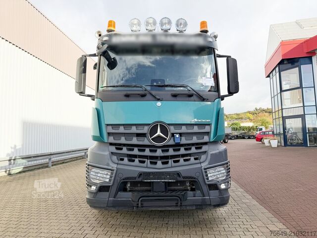 Houttransportwagen Mercedes-Benz Arocs 2648 6x4 Arocs 2648 6x4 mit Heckkran Epsilon M12Z83, Krankabine