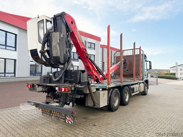 Houttransportwagen Mercedes-Benz Arocs 2648 6x4 Arocs 2648 6x4 mit Heckkran Epsilon M12Z83, Krankabine