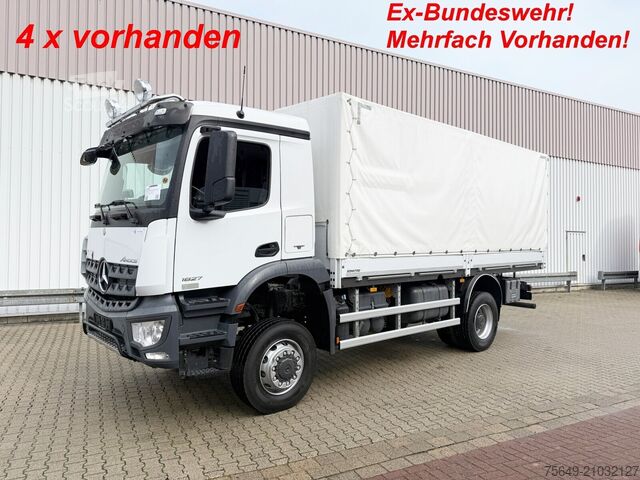 Vrachtauto met open laadbak Mercedes-Benz Arocs 1827 A 4x4 Arocs 1827 A 4x4, Ex-Bundeswehr!