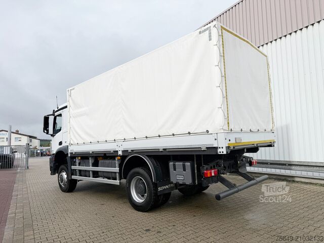 Vrachtauto met open laadbak Mercedes-Benz Arocs 1827 A 4x4 Arocs 1827 A 4x4, Ex-Bundeswehr!