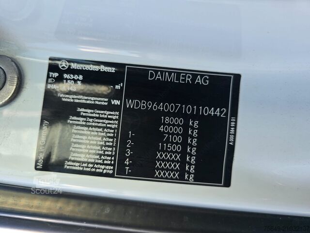 Vrachtwagenchassis Mercedes-Benz Arocs 1827/30 A 4x4 Arocs 1827/30 A 4x4, Fahrschule, mehrfach vorhanden!