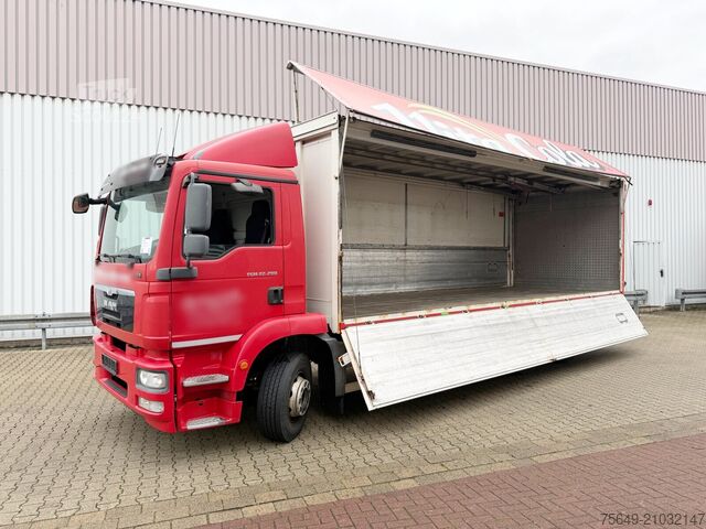Camion caisson MAN TGM 22.290 6x2-4 LL TGM 22.290 6x2-4 LL, EEV, Lenkachse, 2x AHK, Getränkekoffer, LBW MBB