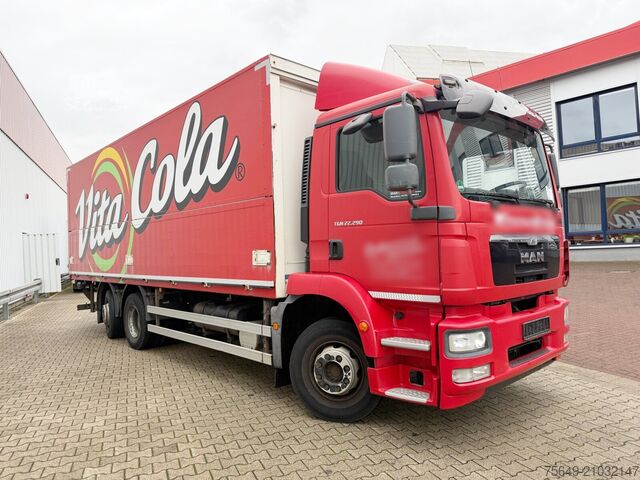 Camion caisson MAN TGM 22.290 6x2-4 LL TGM 22.290 6x2-4 LL, EEV, Lenkachse, 2x AHK, Getränkekoffer, LBW MBB