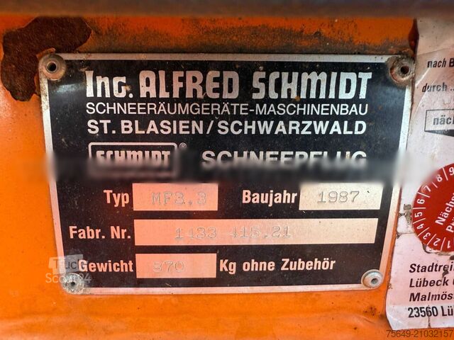 Speciale doeleinden vrachtwagen Schmidt MF 3.3 Schneepflug MF 3.3 Schneepflug