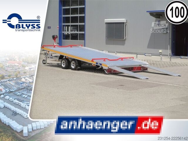 Ρυμουλκούμενο μεταφοράς αυτοκινήτων BLYSS Silverstone Autotransporter 455x209x5cm 3000kg