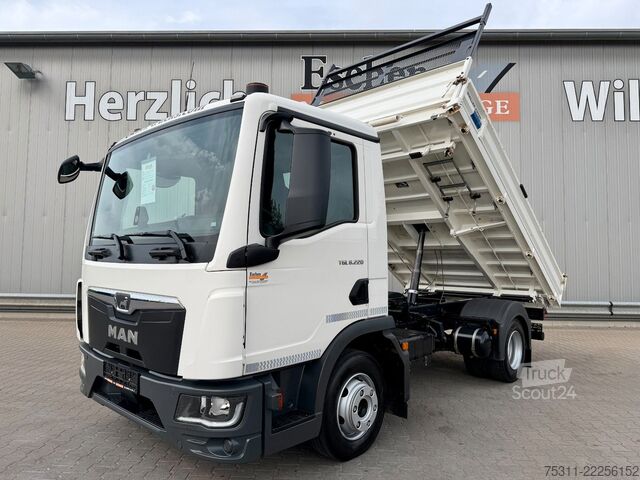 Treveis tippebil MAN TGL 8.220 BB | MEILLER*3x Sitze*AC*2x AHK*Safety