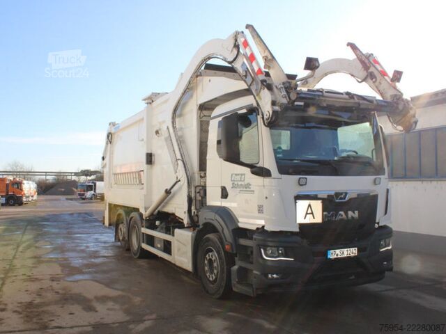 Camion à ordures MAN TGS 28.360 6x2-4 BL / EHP 7000