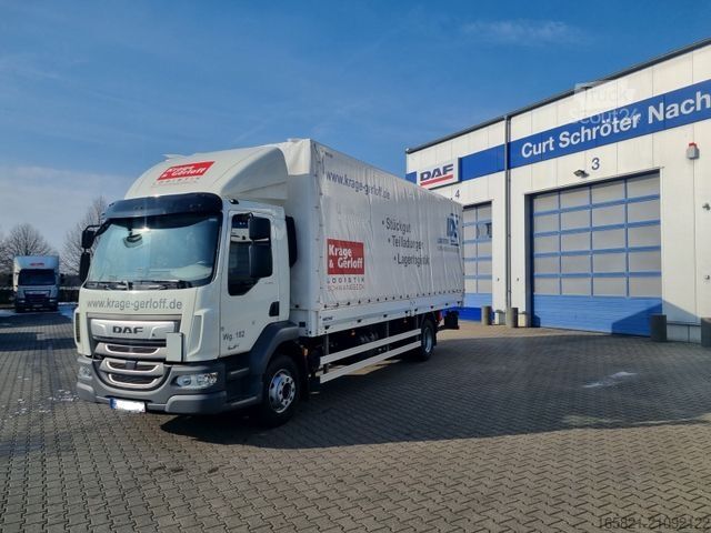 Ladbil med presenning DAF FA LF 290 DC, Plane, Aut, 16t, Garantie