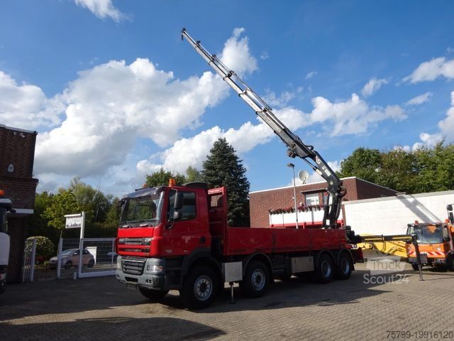 Lastbilsmonterad kran DAF 85.410 Pritsche + HIAB 322E6 Kran 8x4