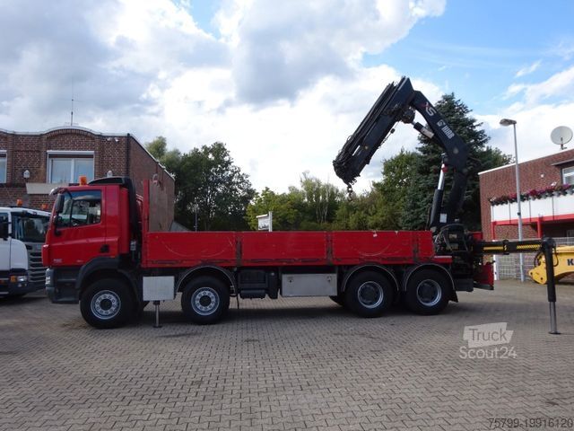 Lastbilsmonterad kran DAF 85.410 Pritsche + HIAB 322E6 Kran 8x4