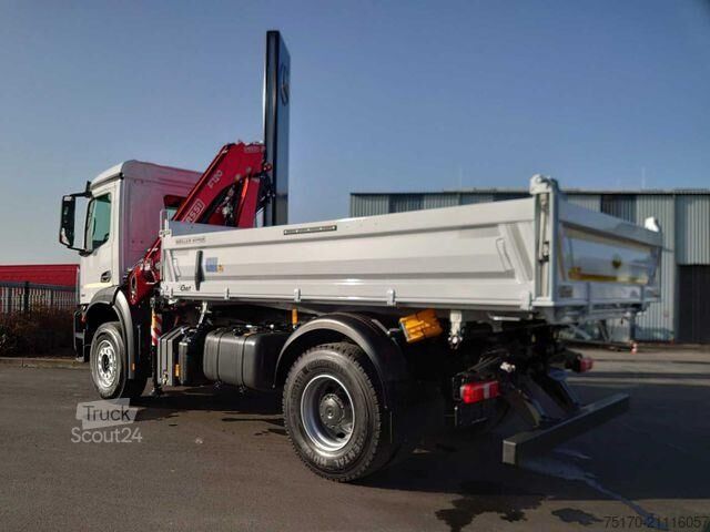 Tipper Mercedes-Benz Arocs 1832 KK 4x2 Kipper+Kran Fassi F120+Funk