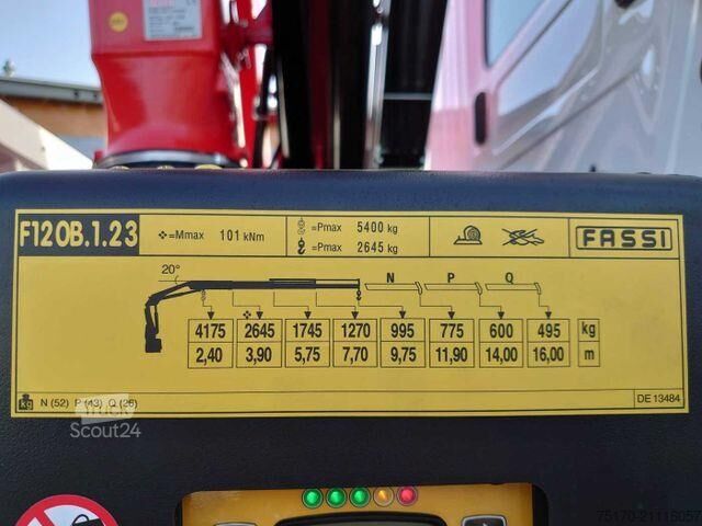 Tipper Mercedes-Benz Arocs 1832 KK 4x2 Kipper+Kran Fassi F120+Funk