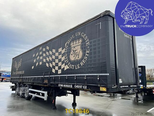 Transporte de contentores Hoet Trailers + Caisse Libner 2018