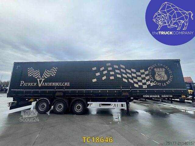 Transporte de contentores Hoet Trailers + Caisse Libner 2018