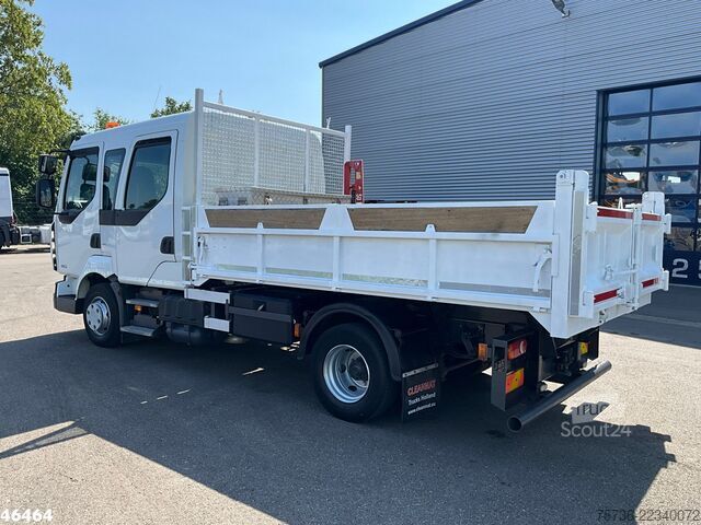 Camion-benne avec grue Renault Midlum 180 HMF laadkraan Just 135.435 km!